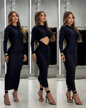 Vestido Midi Valerie - Preto