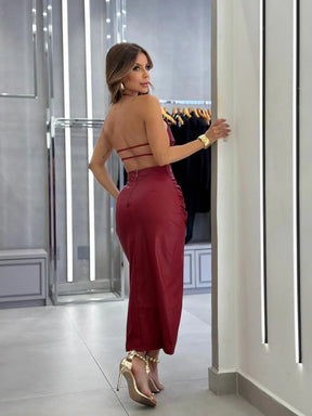 Vestido Antonella - Vinho