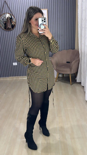 Chamise Kelly Xadrez Varias Cores