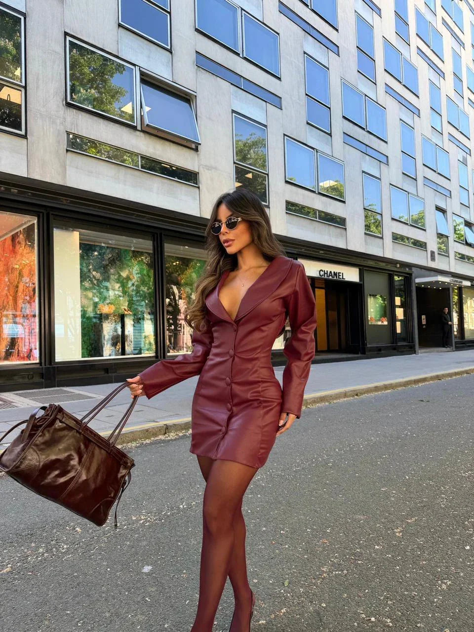 Vestido Leona - Vinho