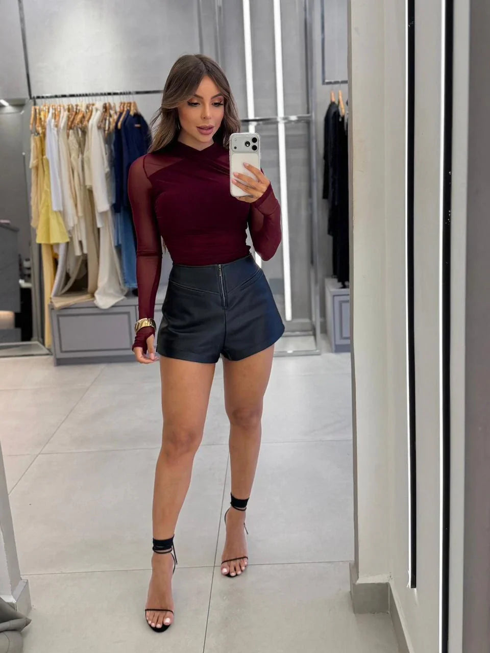 Blusa Yasmine - Vinho